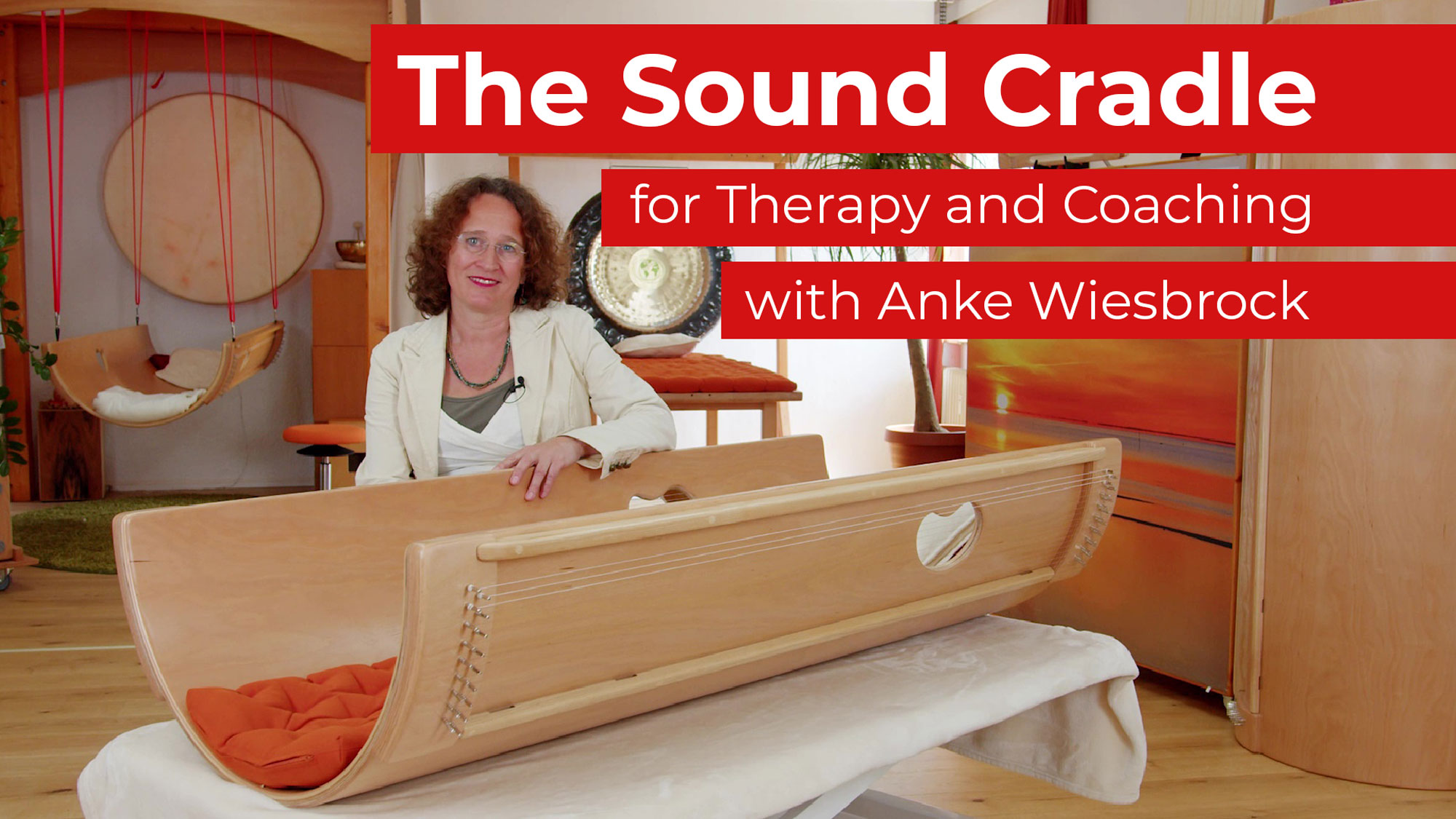 The Sound Cradle is a whole-body monochord.